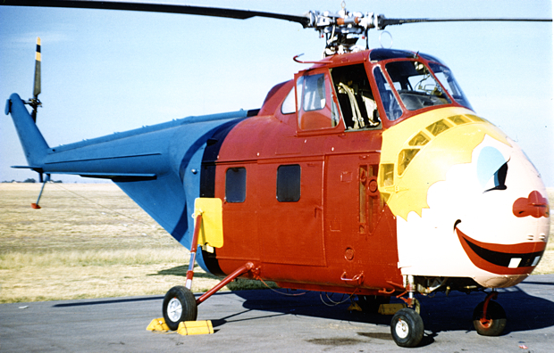 cameron mitchell image of painted helicopter