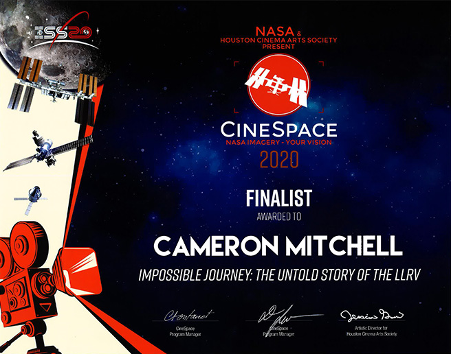 cameron mitchell image of cinespace finalist award
