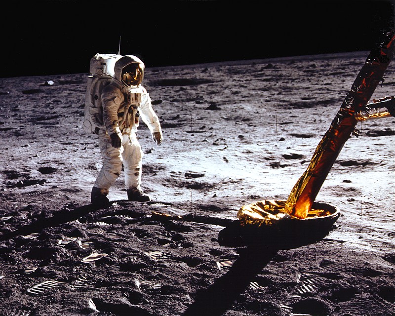 cameron mitchell walking on the moon image