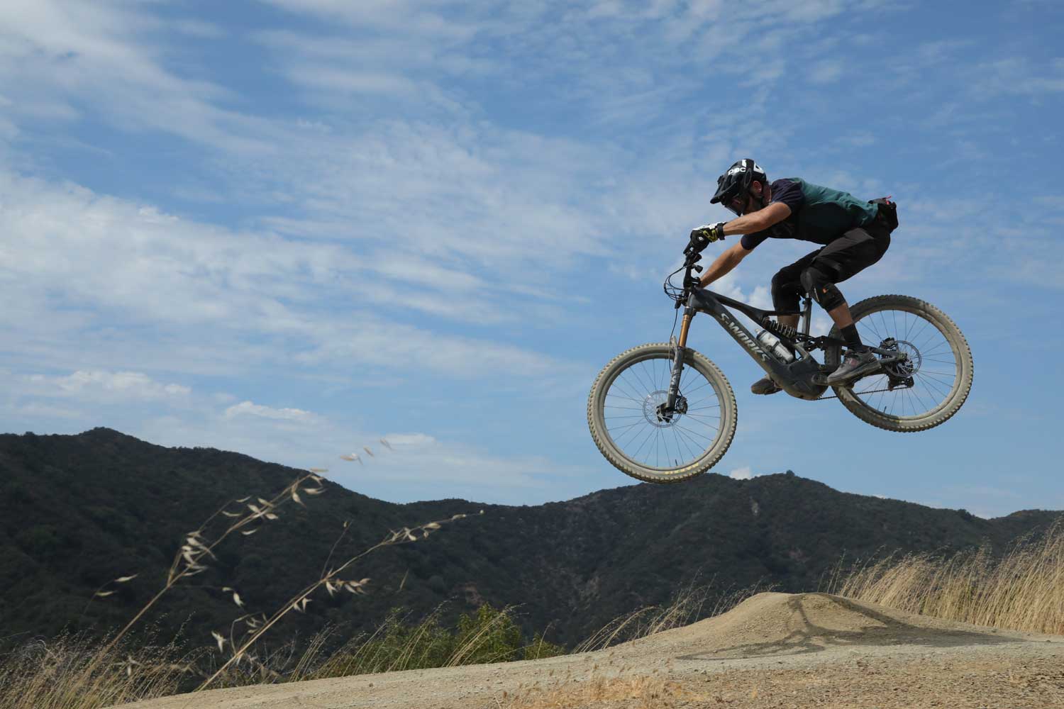 biker jumping
